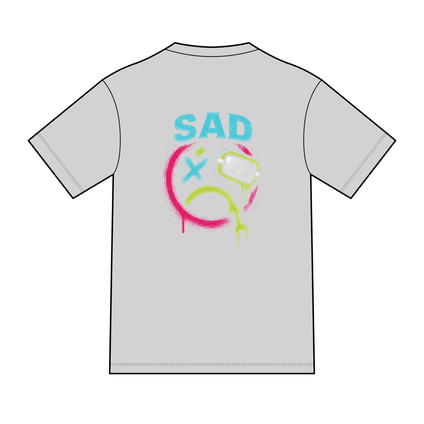 SAD Graffiti Face T‑Shirt
