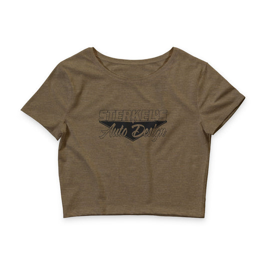 Women’s Crop Tee — "Sterkel's Auto Design" Logo