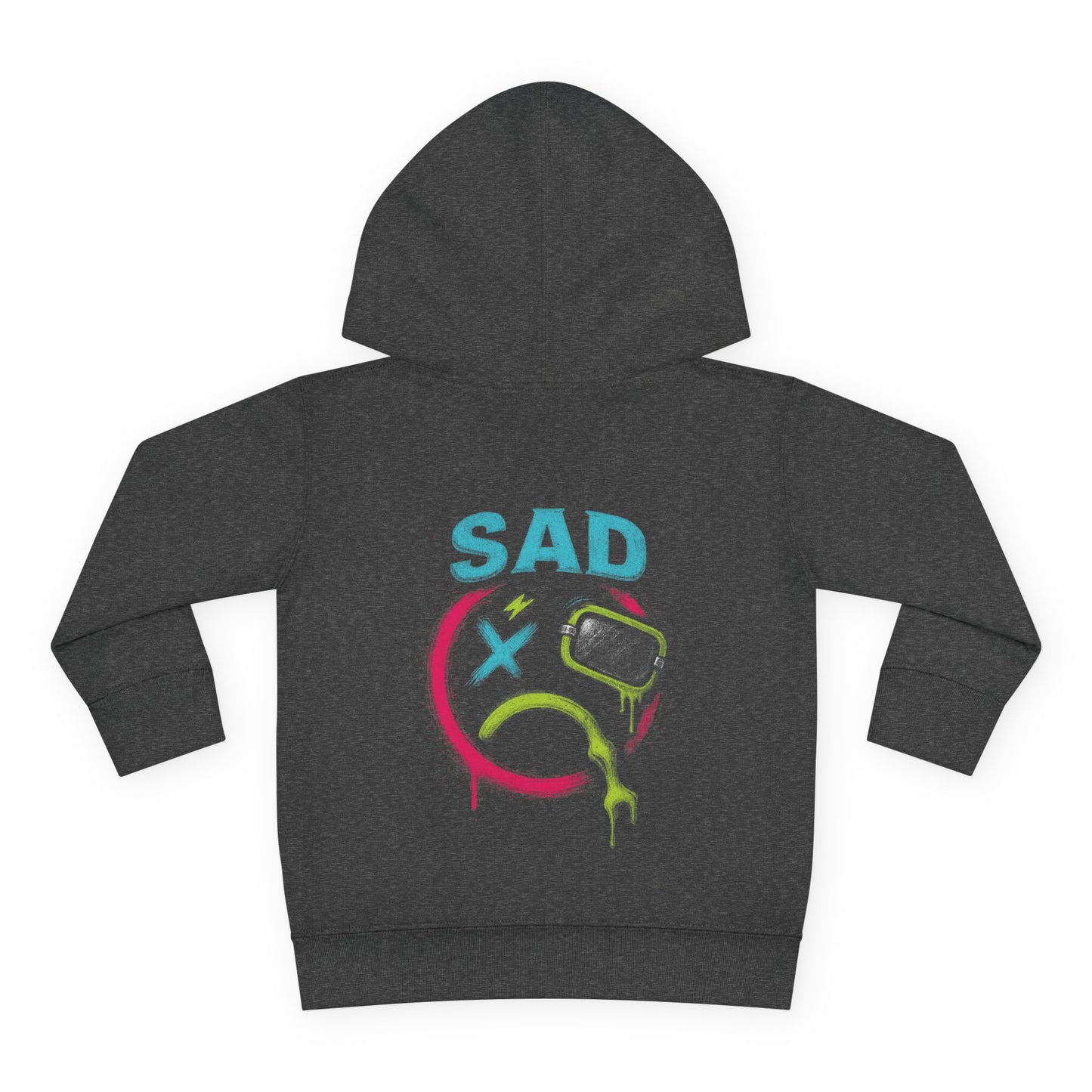 Toddler Hoodie — 'SAD' Colorful Pullover
