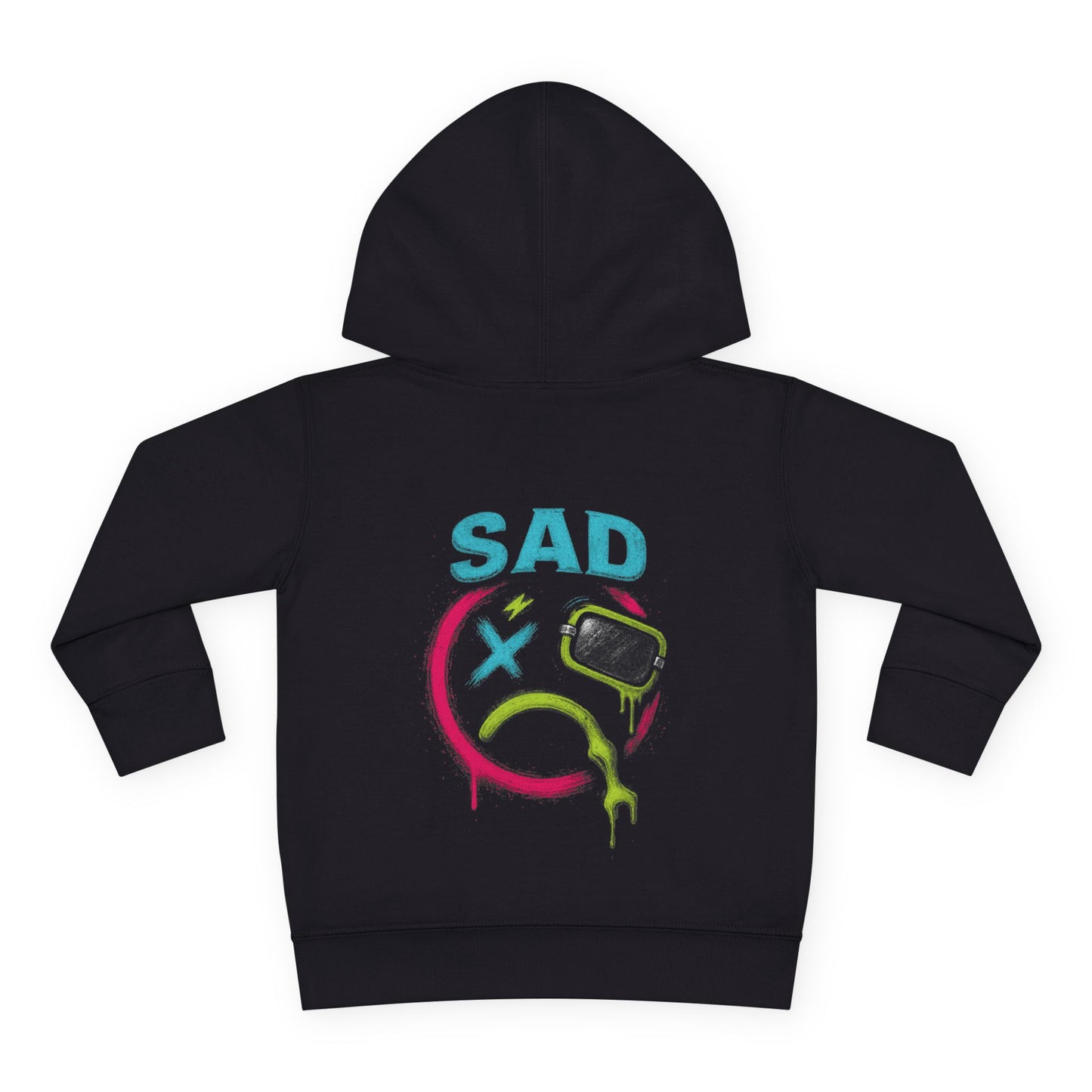 Toddler Hoodie — 'SAD' Colorful Pullover