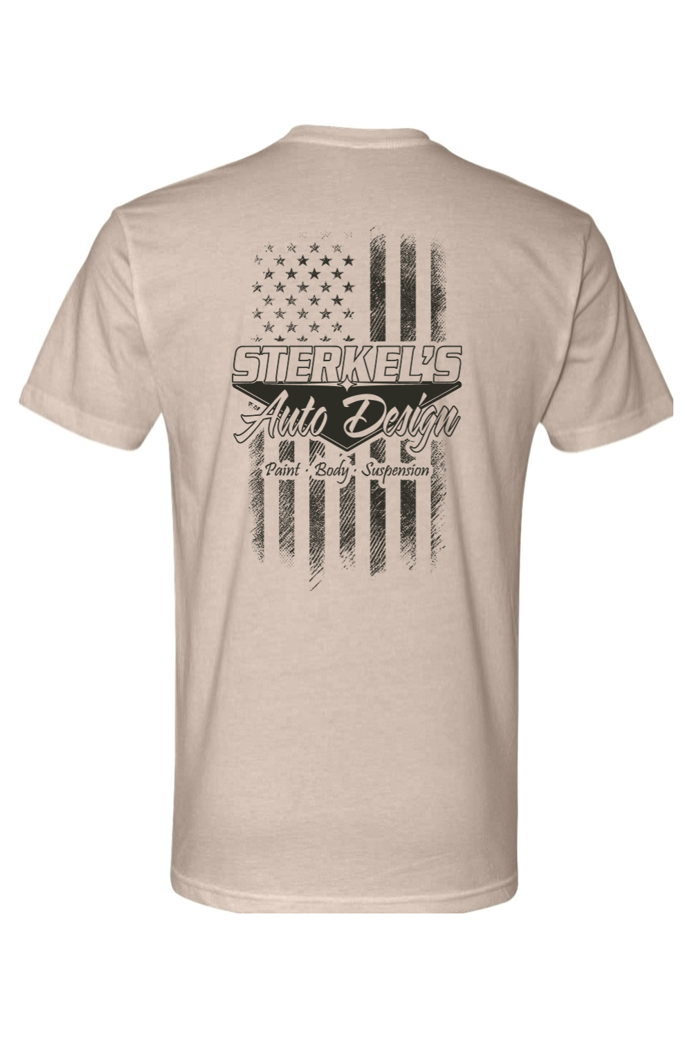 Burnt Distress Flag Tee
