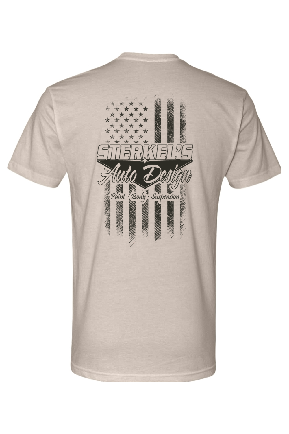 Burnt Distress Flag Tee