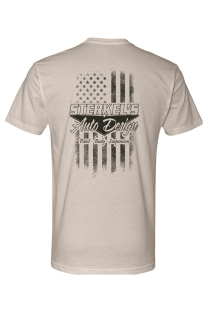 Burnt Distress Flag Tee
