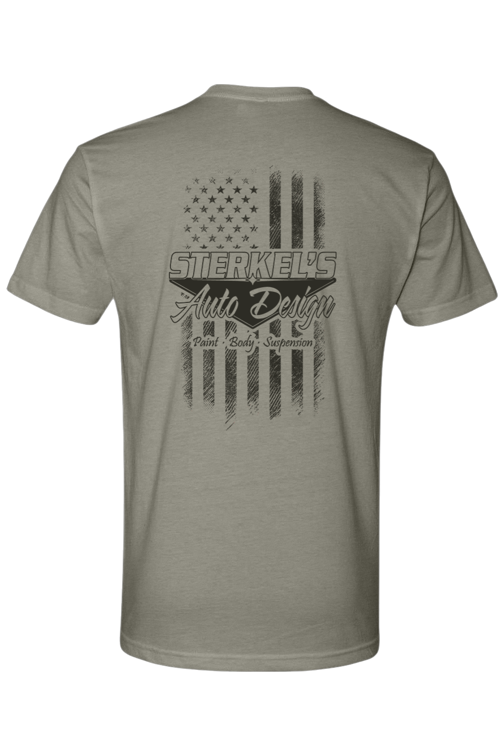 Burnt Distress Flag Tee